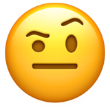 स्माइली ने भौहें उठाई