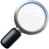 दाईं ओर झुका आवर्धक काँच