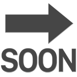 जल्द ही तीर इमोजी