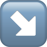 नीचे-दायाँ तीर