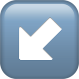 नीचे-बायाँ तीर