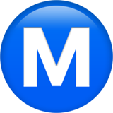 वृत्त के भीतर M