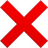 क्रॉस मार्क इमोजी