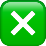 क्रॉस चिह्न बटन