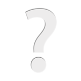 सफेद प्रश्न चिह्न आभूषण