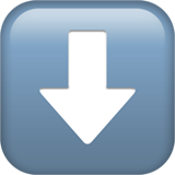 नीचे तीर