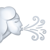 क्लाउड स्माइली के साथ महिला