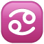 कैंसर राशि चक्र U+264B कैंसर राशि चक्र U+264B