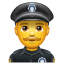पुलिसकर्मी U+1F46E पुलिसकर्मी U+1F46E