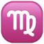 स्टार साइन कन्या वियोलेट U+264D स्टार साइन कन्या वियोलेट U+264D
